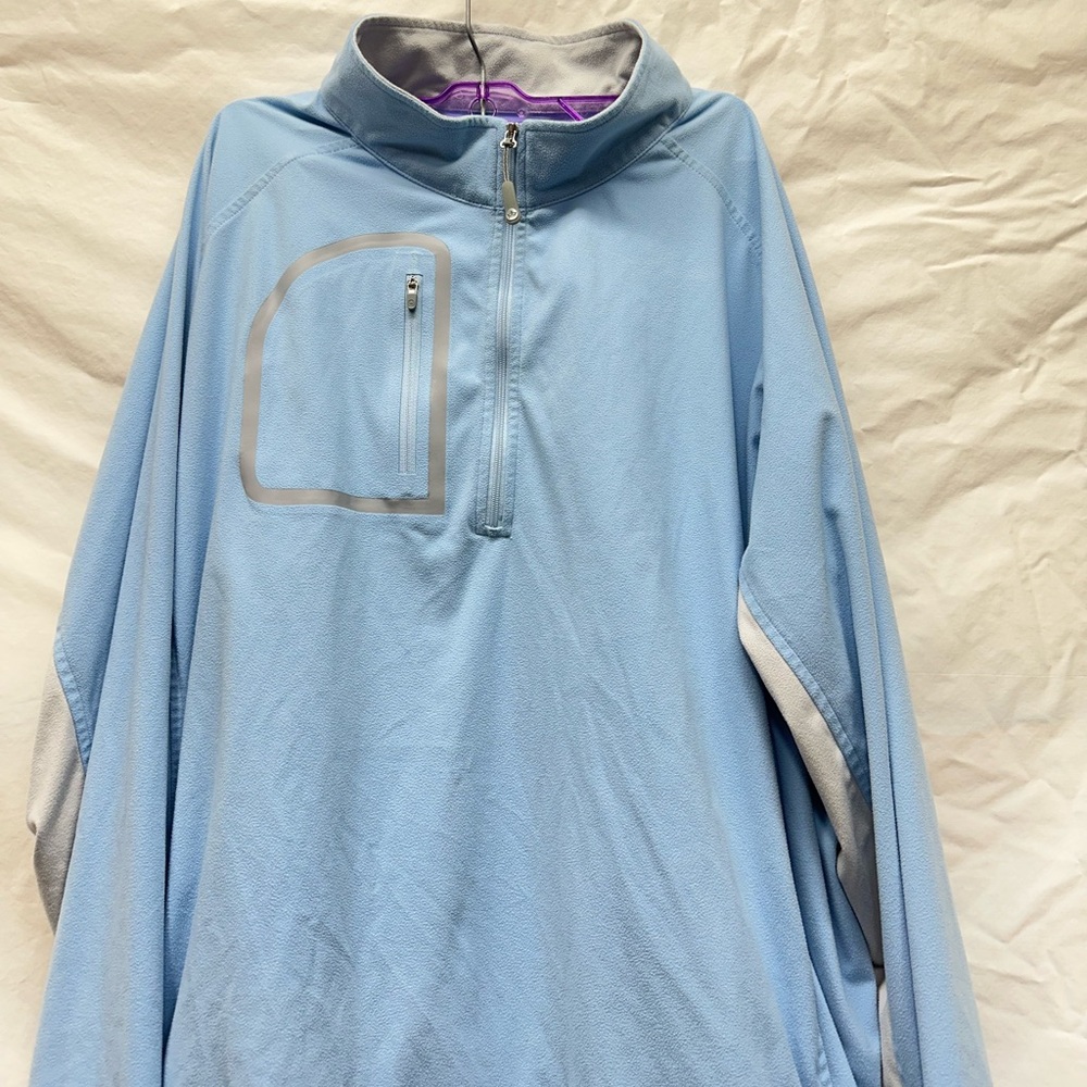 Peter Millar Light Blue Forge Performance Quarter… - image 2